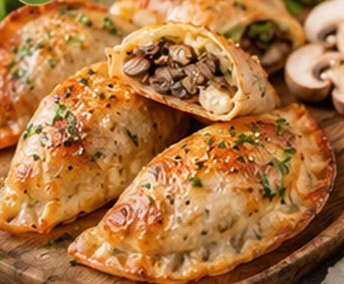 Empanadillas de setas y queso