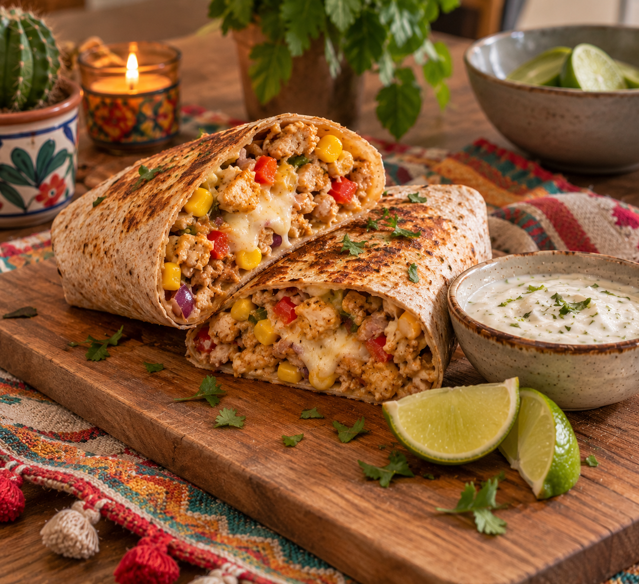 🌯 Burrito de pollo