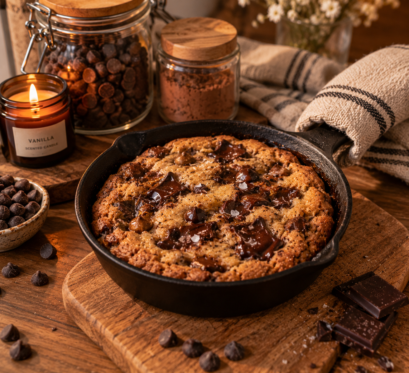 🍪 Cookie gigante de avena y chocolate negro